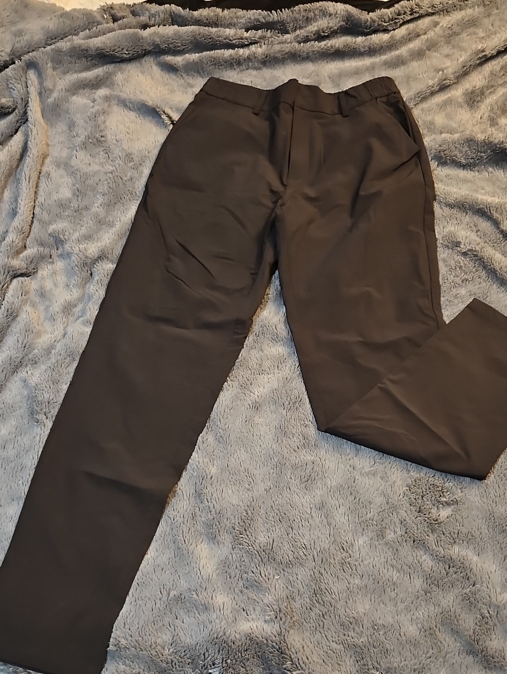 Men's Black Chinos - Slim Straight Fit 28 Inch Inseam
